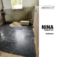 NINA Doppelcross B-Ware Gummimatte