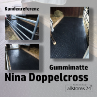 NINA Doppelcross B-Ware Gummimatte