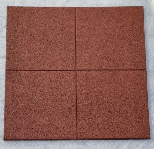 Fallschutzmatte GRETA 25mm rotbraun, C-Ware