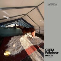 Fallschutzmatte GRETA 45mm mit Drainage Rot