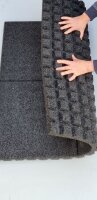 Fallschutzmatte GRETA 45mm mit Drainage schwarz