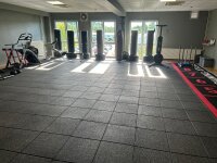 Fallschutzmatte GRETA 45mm mit Drainage schwarz