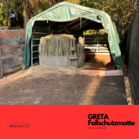 Fallschutzmatte GRETA 45mm mit Drainage schwarz