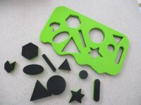 Formenpuzzle FIANA Farbe: Grün/Schwarz