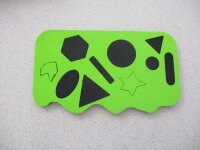 Formenpuzzle FIANA Farbe: Grün/Schwarz