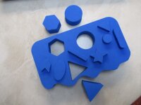 Formenpuzzle FIANA Farbe: Blau