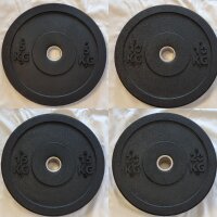 Allstores24 Bumper Plates Set (100 Kg)