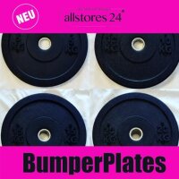 Allstores24 Bumper Plates Set (100 Kg)