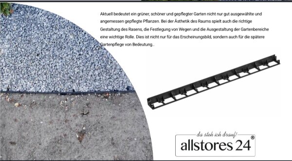 Allstores24 RASENKANTE 45mm